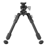 Vanguard Equalizer 1QS A Aluminum Gun Bipod w/ Quick-Release Pic Rail Adapter