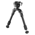 EQ-Precision 1QS A Aluminum Gun Bipod w/ Ball Head & Quick-Release Pic Rail Adapter