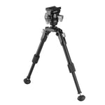 EQ-Precision 1QS A Aluminum Gun Bipod w/ Ball Head & Quick-Release Pic Rail Adapter