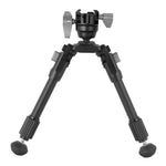 EQ-Precision 1QS A Aluminum Gun Bipod w/ Ball Head & Quick-Release Pic Rail Adapter