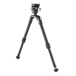 EQ-Precision 2QS A Aluminum Gun Bipod w/ Ball Head & Quick-Release Pic Rail Adapter