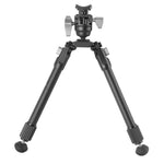 EQ-Precision 2QS A Aluminum Gun Bipod w/ Ball Head & Quick-Release Pic Rail Adapter