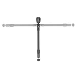 Vanguard EQ-Precision 3QS A Aluminum Gun Bipod with Ball Head & Quick-Release Pic Rail Adapter – Extended Height Shooting Support (13–27