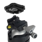 Vanguard Endeavor B 263AGM65 Full-Size Aluminum Shooting Tripod w/ Low-Profile Ball Head and Compact Gun Mount Clamp