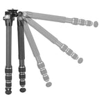 Vanguard Endeavor BT 264CGM65 Compact Packable Carbon Shooting Tripod w/ Low-Profile Ball Head and Compact Gun Mount Clamp