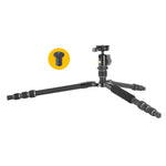 VEO 3 GO 204AB (Gen 2) Aluminum Travel-Size Camera & Video Tripod w/ Ball Head