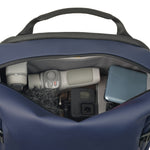 Vanguard VEO Lite B20L Camera & Everyday Backpack (Navy) – Fits Full-Frame Camera with 70–200mm Attached + 3 Lenses, 14