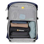 Vanguard VEO Lite B20L Camera & Everyday Backpack (Navy) – Fits Full-Frame Camera with 70–200mm Attached + 3 Lenses, 14