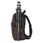 Vanguard VEO Lite B25L Camera & Everyday Backpack (Chocolate) – Fits Full-Frame Camera with 70–200mm Attached + 3–4 Lenses, 16