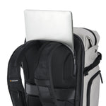 Vanguard VEO Lite B25L Camera & Everyday Backpack (Cream) – Fits Full-Frame Camera with 70–200mm Attached + 3–4 Lenses, 16