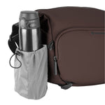 Vanguard VEO Lite S7L Camera & Everyday Shoulder Bag (Chocolate) – Fits Mirrorless Camera + Multiple Lenses, Tablet Storage, Removable Dividers, Easy-Clean Water-Resistant Design