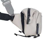 Vanguard VEO Lite W3L Camera & Everyday Waist Pack (Cream) – 3L Capacity, Fits Mirrorless Camera + Accessories, Tripod Strap, Adjustable Wear, Easy-Clean Water-Resistant Design