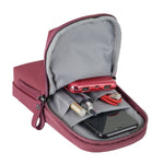 Vanguard VEO Metro SP Smartphone Pouch (Magenta) – Fits Large Smartphones (Including iPhone 16/17 Pro Max), Dual Padded Compartments, Removable Strap, Weather-Resistant Design