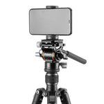 Vesta GO 234 AV10 Aluminum Travel Tripod w/ Counterbalancing Video Head