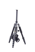 Vanguard VEO 2 GO 265HAB Aluminum Travel Tripod with Ball Head – Convertible Tripod/Monopod (Arca-Compatible, Compact 5-Section Design)